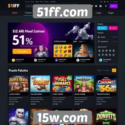 Plataforma 51ff.com se destaca pela interface amigável